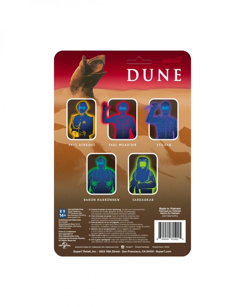 Buy Online Super 7 DUNE PAUL MUAD DIB FIGURE Nigra Mercato Talla ONE SIZE