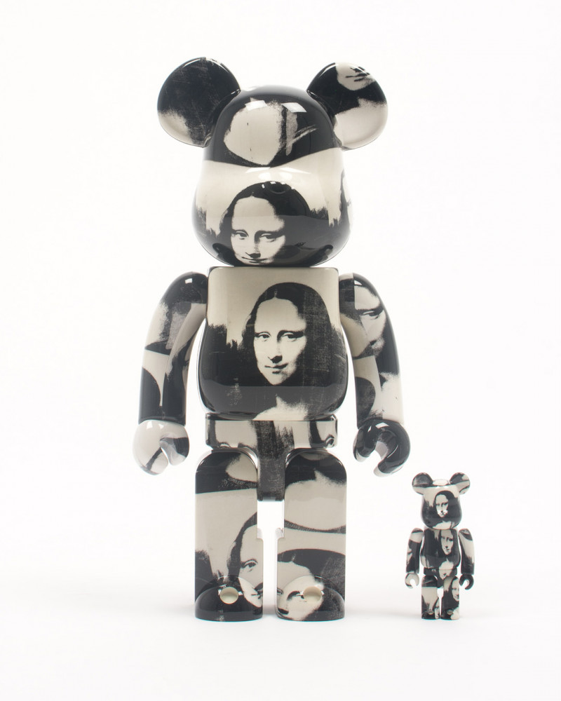 bearbrick andy warhol double mona lisa
