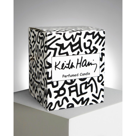 LIGNE BLANCHE Keith HARING "White & Black" perfumed candle PCKH21