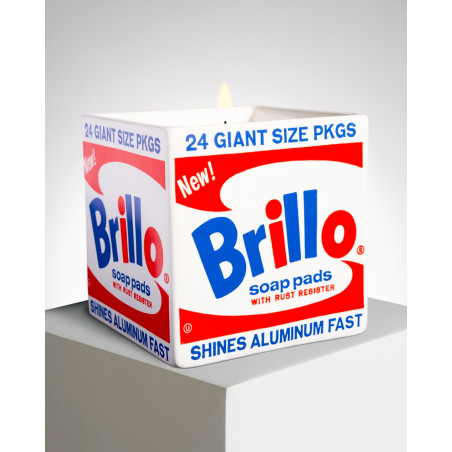 LIGNE BLANCHE Andy WARHOL "Brillo Box" square perfumed candle PCAW08