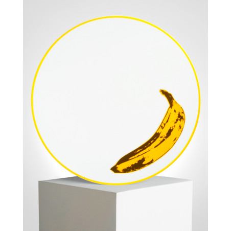 LIGNE BLANCHE Andy WARHOL Porcelain plate "Banana" CAWAR40