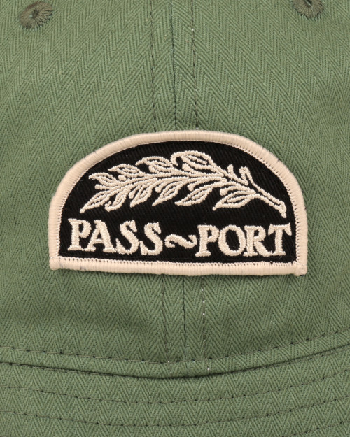 Passport QUILL PATCH 6 PANEL BUCKET CAP QUILLBUCKETGREEN