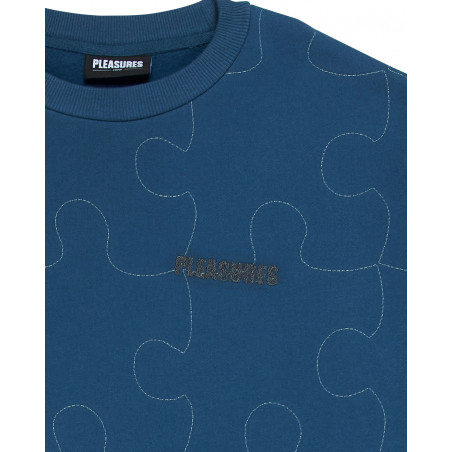 PLEASURES PIECES REFLECTIVE CREWNECK P21F026