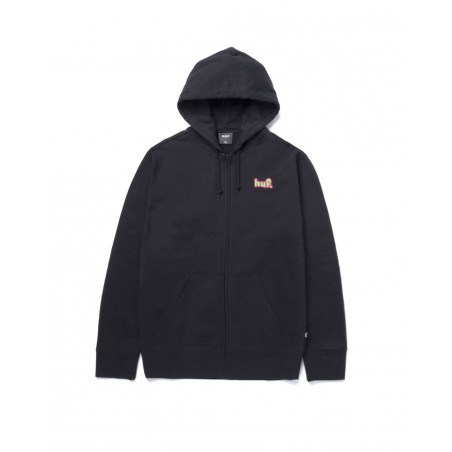 Huf 1993 FULL ZIP HOODIE PF00396-BLACK