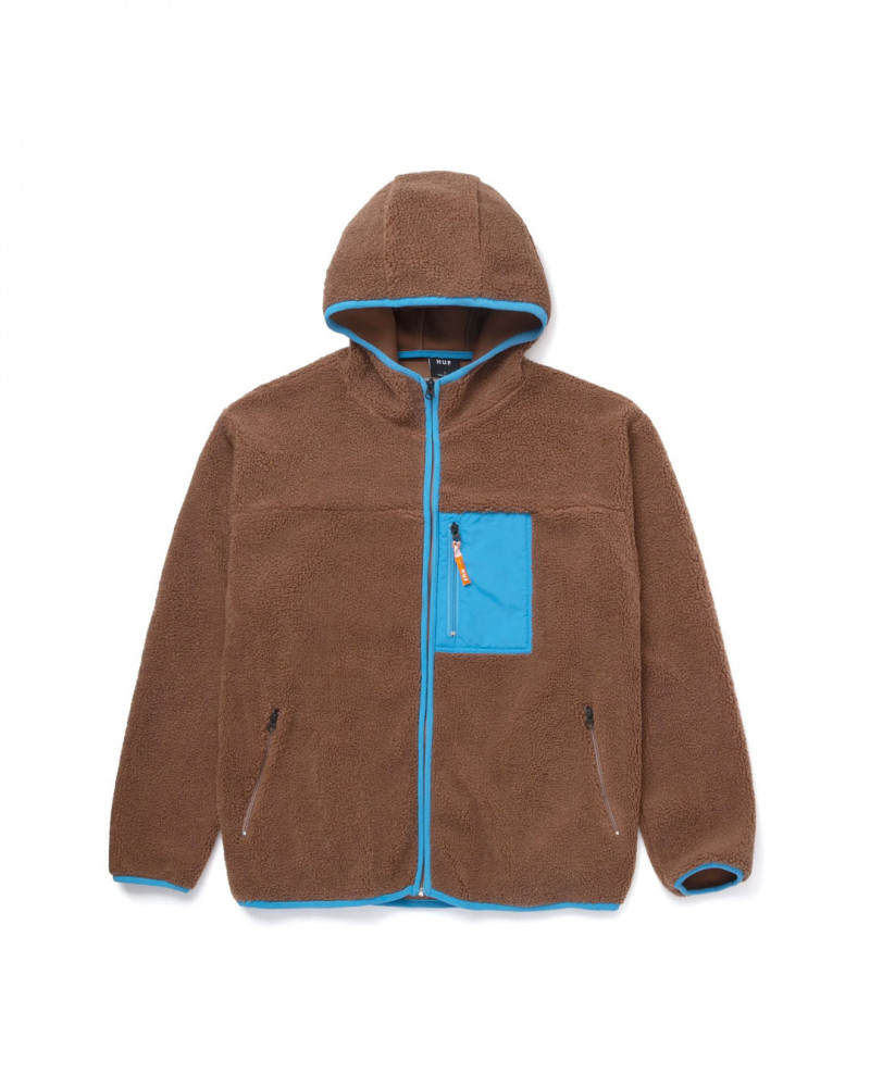 HUF Fort Point Sherpa JACKET JK00326-DSBRN