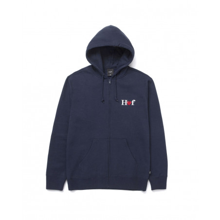 Huf Milton Zip up Hoodie PF00417-NVBLZ
