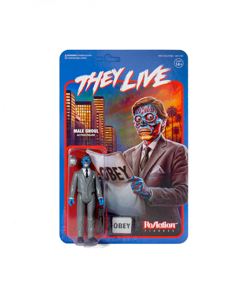 Super 7 THEY LIVE REACTION FIGURE - MALE GHOUL S7CTLMG