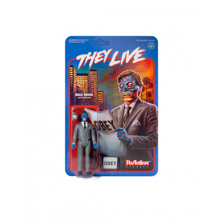 Super 7 THEY LIVE REACTION FIGURE - MALE GHOUL S7CTLMG