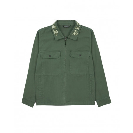 Pleasures TEMPER WORK JACKET P22F029-GREEN