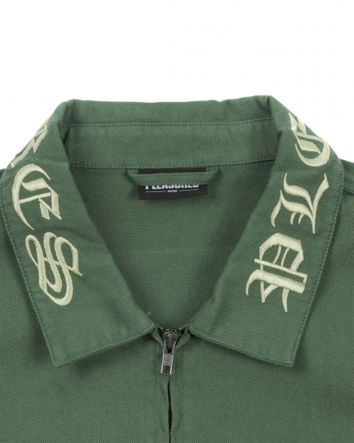 Pleasures TEMPER WORK JACKET P22F029-GREEN