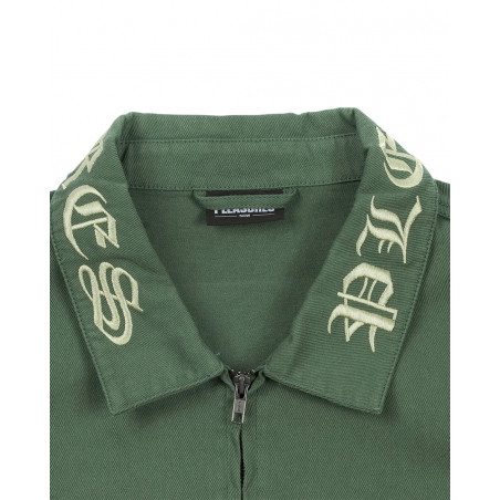 Pleasures TEMPER WORK JACKET P22F029-GREEN