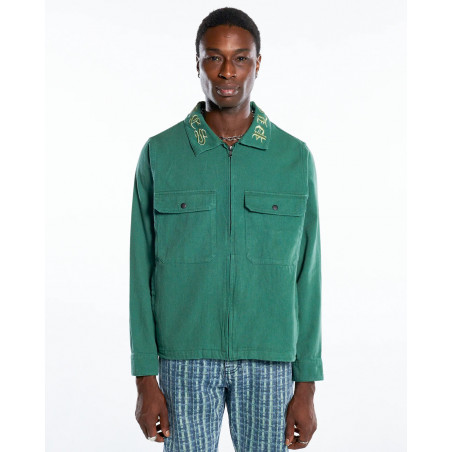 Pleasures TEMPER WORK JACKET P22F029-GREEN