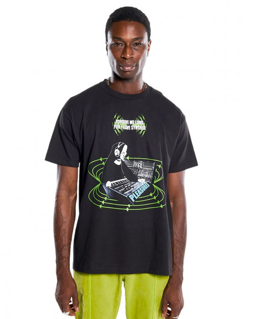 Pleasures SYNTH T-SHIRT P22F056-BLACK