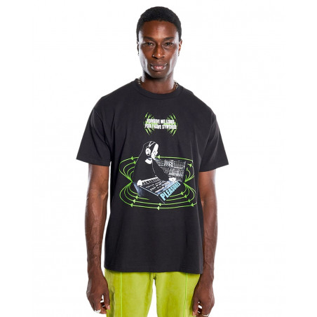 Pleasures SYNTH T-SHIRT P22F056-BLACK