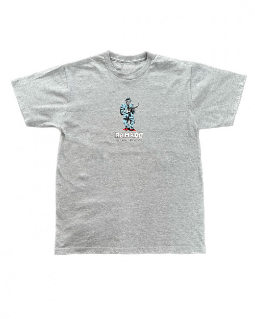 DAMAGE MERCY TEE ASH GREY MERCYTEEASH