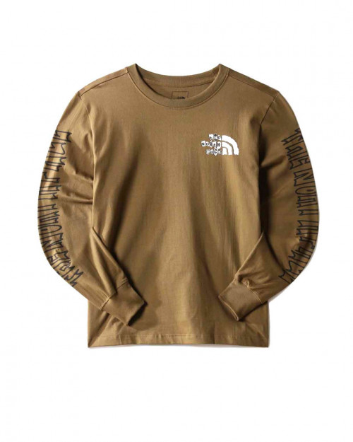 The North Face LS PRINTED HEAVYWEIGHT TEE NF0A7WXF37U