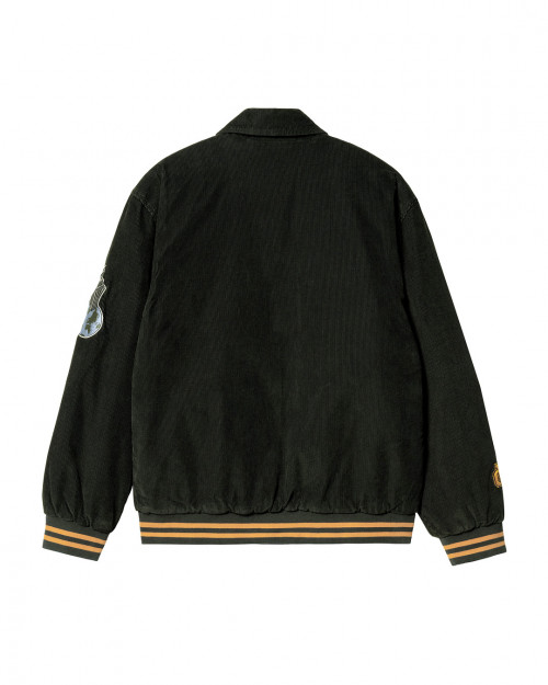 black letterman jacket