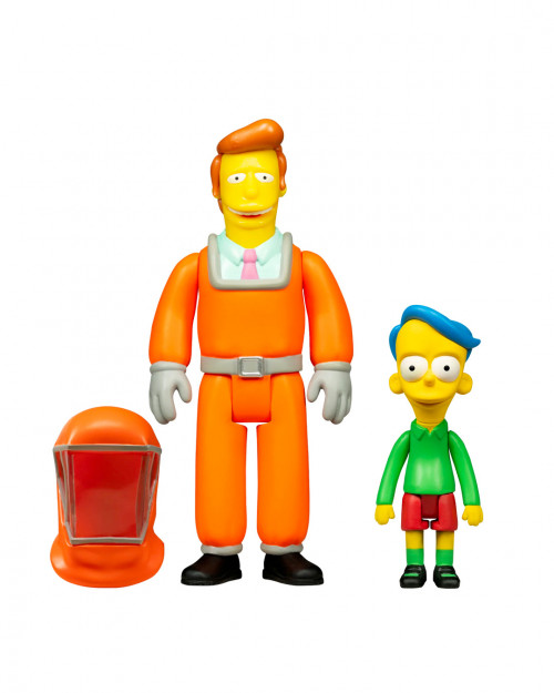 Super 7 THE SIMPSONS REACTION FIGURE - TROY MCLURE (DNA)  S7PTMDNA