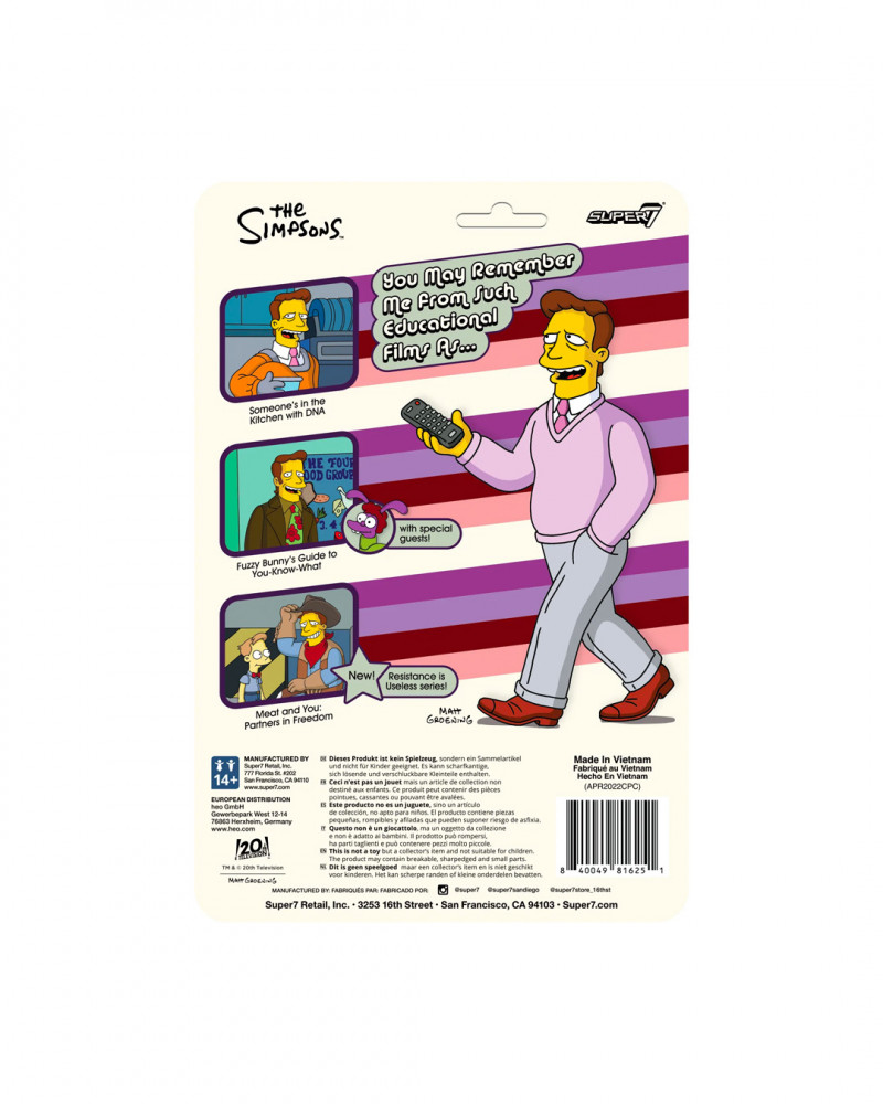 Buy online Super 7 THE SIMPSONS REACTION FIGURE Nigra Mercato Talla