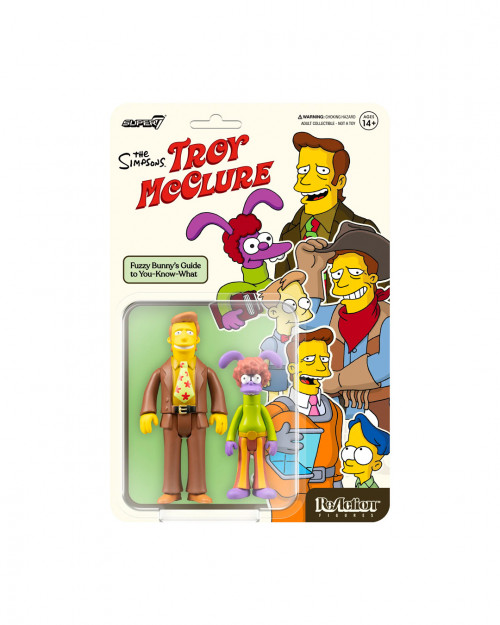 THE SIMPSONS REACTION FIGURE - TROY MCLURE GUIDE S7PTMSE