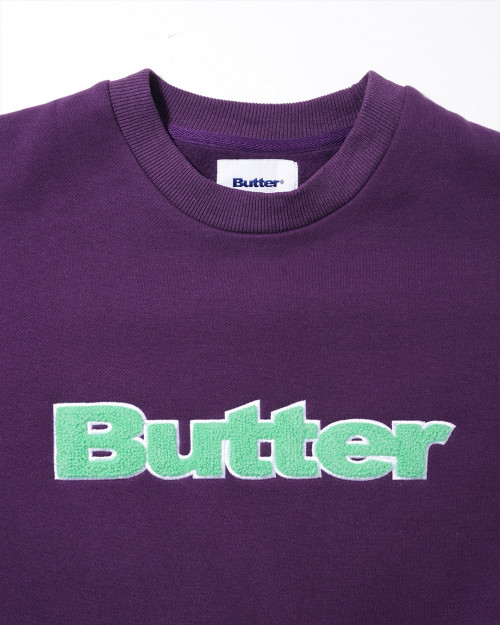 Butter Goods CHENILLE APPLIQUE CREWNECK
