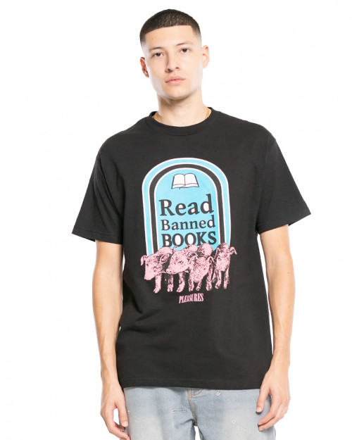 Pleasures Banned Books T-Shirt P22W058