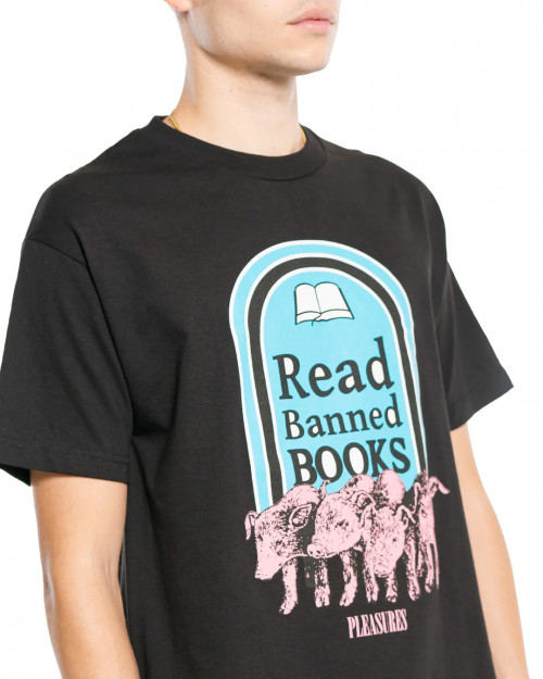 Pleasures Banned Books T-Shirt P22W058