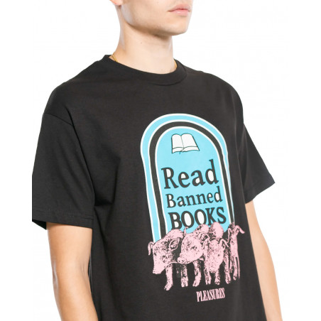 Pleasures Banned Books T-Shirt P22W058