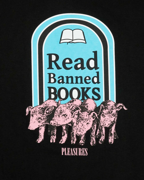 Pleasures Banned Books T-Shirt P22W058