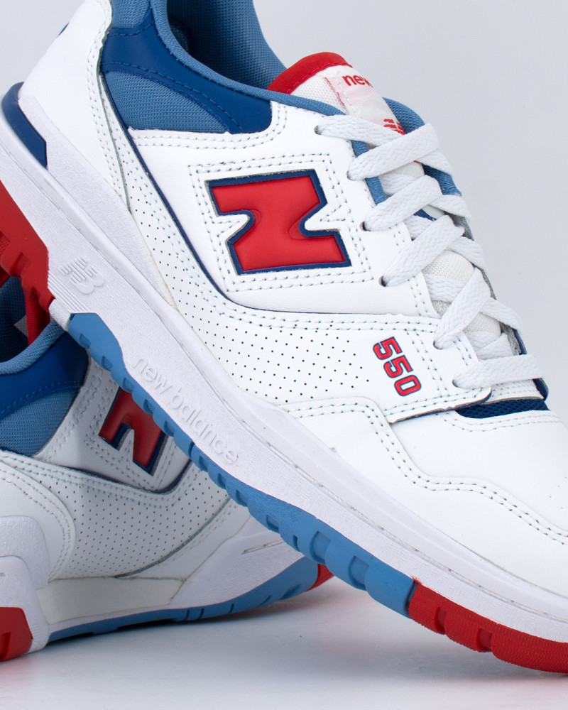 New Balance 550 White/Blue/Red BB550NCH