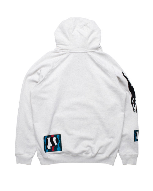 parra ZEBRA STRIPED P HOODED SWEATSHIRT 49315