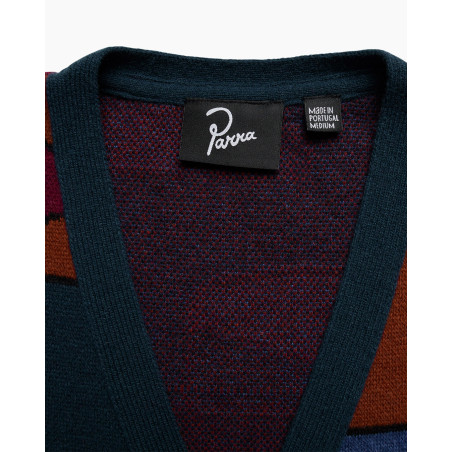 parra CANYONS ALL OVER KNITTED CARDIGAN 50325