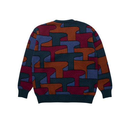 parra CANYONS ALL OVER KNITTED CARDIGAN 50325