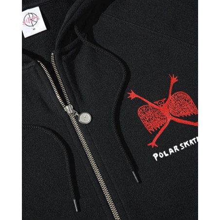 Polar Skate Co WELCOME TO THE NEW AGE ZIP HOODIE WELCOMEHOODIE