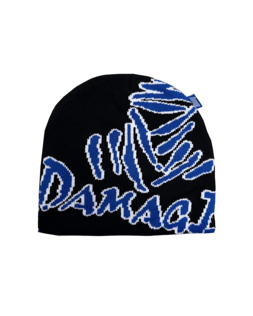 DAMAGE SKULLY BEANIE skullyblack