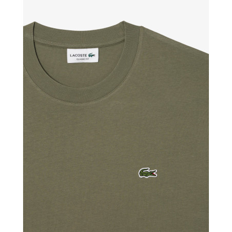 camiseta lacoste clásica color verde