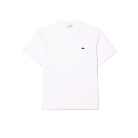 camiseta lacoste clásica color blanca
