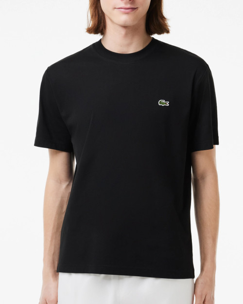 camiseta lacoste clásica de color negro