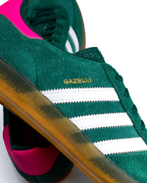 zapatillas adidas gazelle color verde para mujer