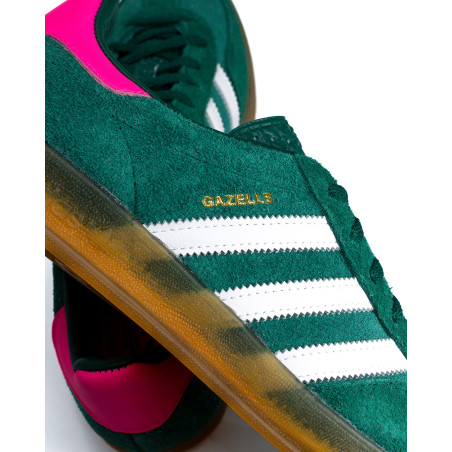 zapatillas adidas gazelle color verde para mujer