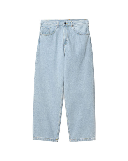 pantalones anchos carhartt wip color azul claro