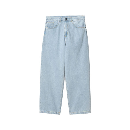 pantalones anchos carhartt wip color azul claro