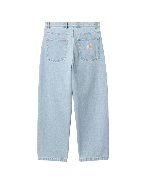 pantalones anchos carhartt wip color azul claro