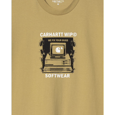 camiseta carhartt wip con grafico de informatico