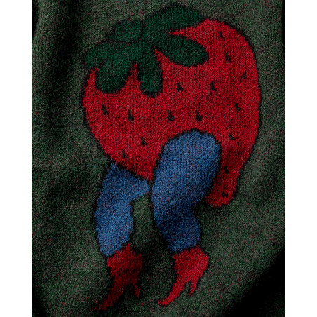 parra Stupid Strawberry Knitted Pullover 51190