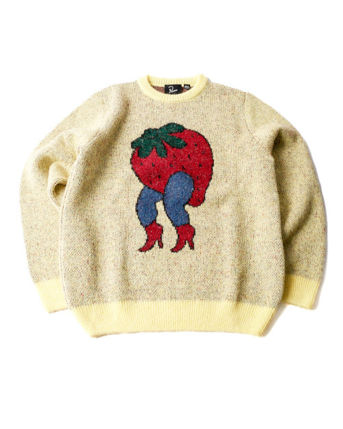 parra Stupid Strawberry Knitted Pullover 51191