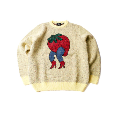 parra Stupid Strawberry Knitted Pullover 51191