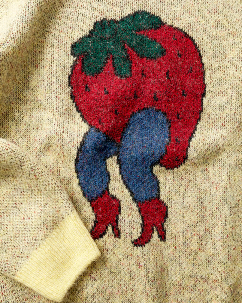 parra Stupid Strawberry Knitted Pullover 51191