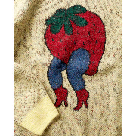 parra Stupid Strawberry Knitted Pullover 51191