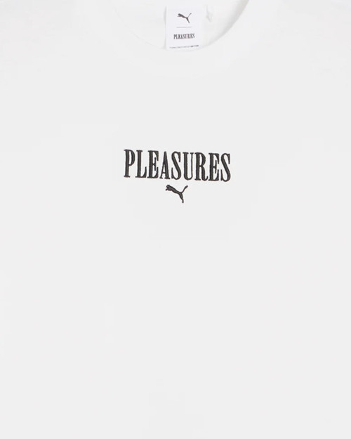 puma pleasures camiseta blanca